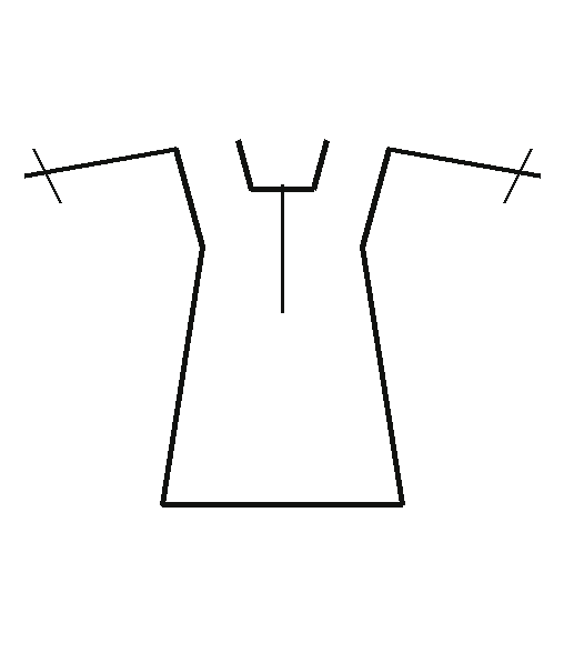 Tech Quarter-Zip blank outline