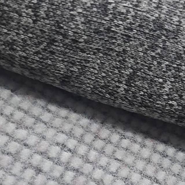 CDP Grid Fleece fabric swatch