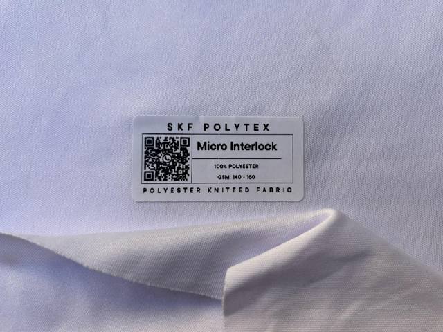 Dryfit Micro Interlock fabric swatch